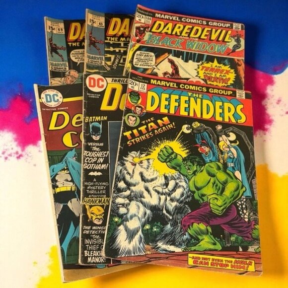 Vintage Daredevil & Defenders Comic Book Collection Lot of (6) USED CONDITION - Picture 1 of 7